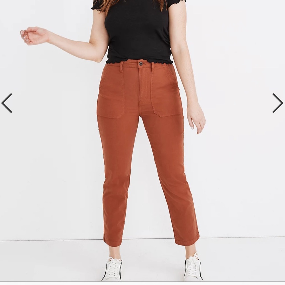 COPY - Madewell Curvy Stovepipe Fatigue Pants: TENCEL™